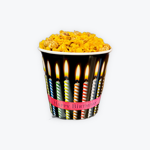Happy Birthday  - 1 Gallon Popcorn Bucket
